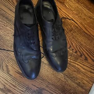 Taft black men’s patterned dress shoe size 10.5 (good condition)